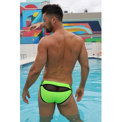 Breedwell Slip de bain Expose Swim Vert neon